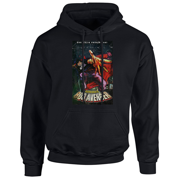 808MUZIK SHOP 808 Avenger HOODY schwarz